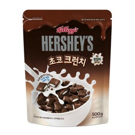 Korea] Kellogg's Hershey's Choco Crunch Cereal Korean Cereal Dark Chocolate  | Shopee Singapore