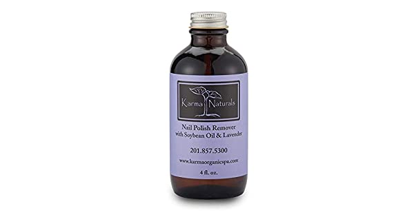 Karma Organic Beauty Natural Soybean Lavender Nail Polish Remover