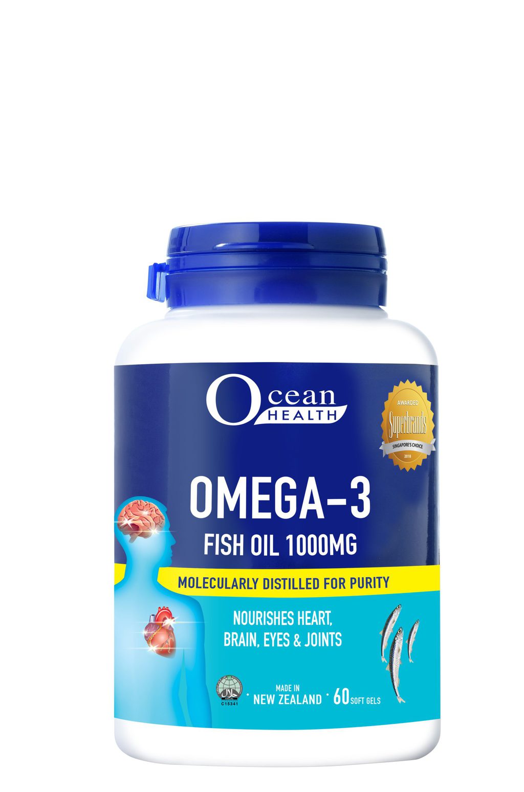 OCEAN HEALTH Omega 3 Fish Oil
