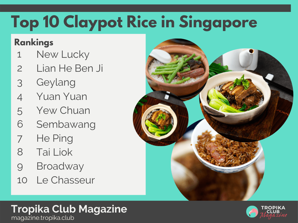 Top 10 Claypot Rice in Singapore