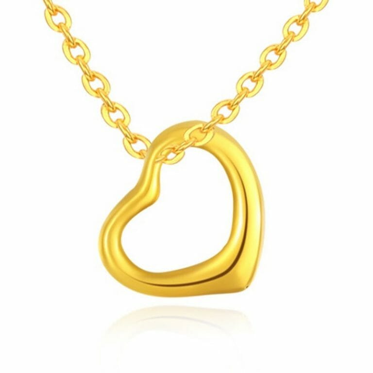 TAKA Jewellery 999 Pure Gold Heart Pendant | Shopee Singapore