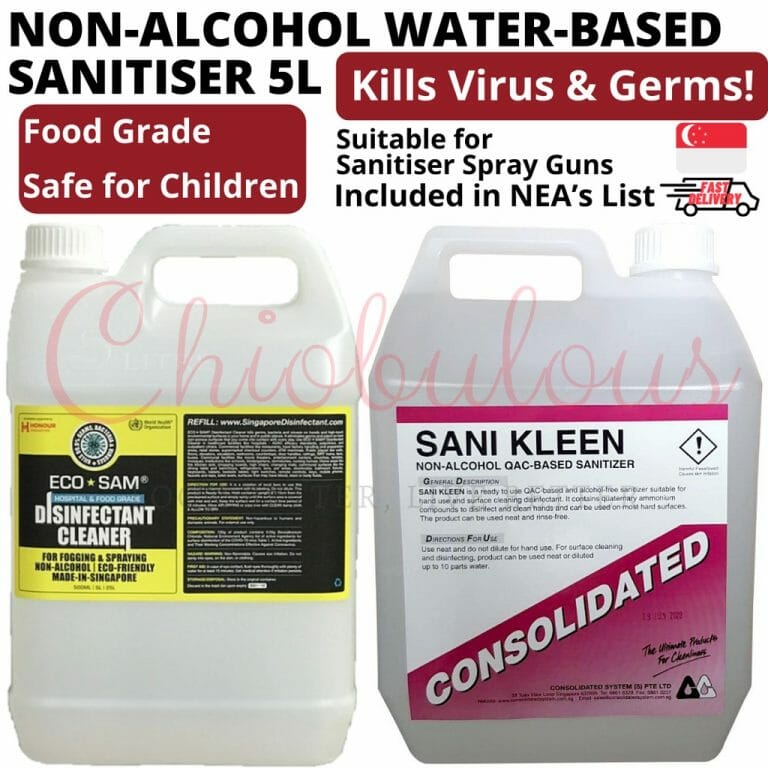 Sanitizer 5L Sani Kleen EcoSam Water Based Non-Alcohol Hand Sanitiser Ready  Stock Disinfectant Tablet | Shopee Singapore